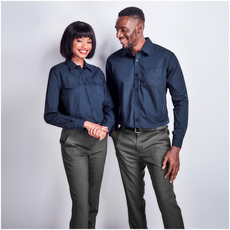 Ladies Long Sleeve Kensington Shirt - Image 3